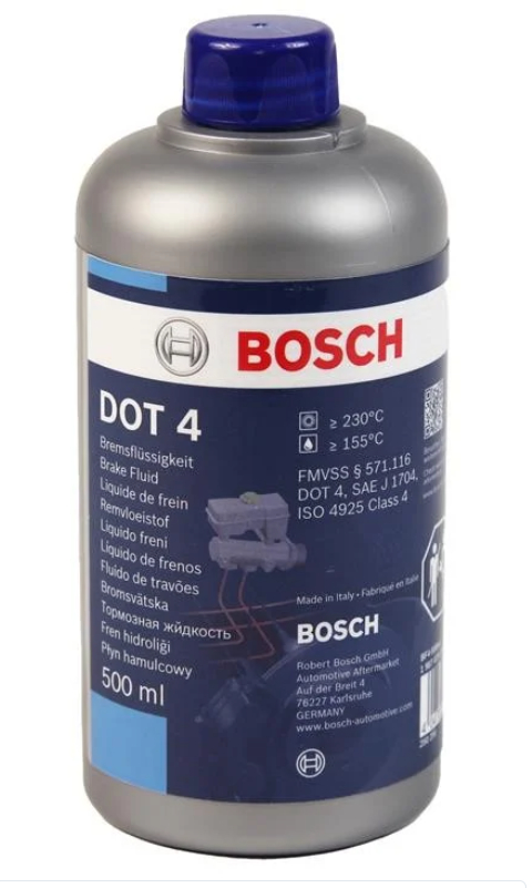 Рідина гальмівна Bosch dot 4, 0.5л (1987479106)