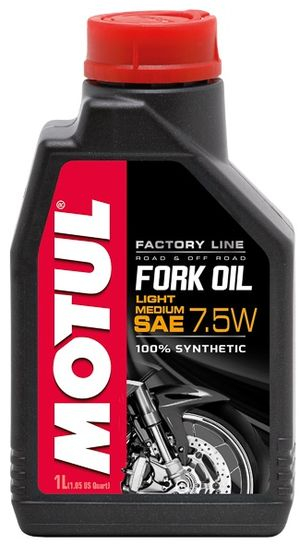 Масло вилочное Fork Oil light/medium Factory Line 7.5 W, 1л