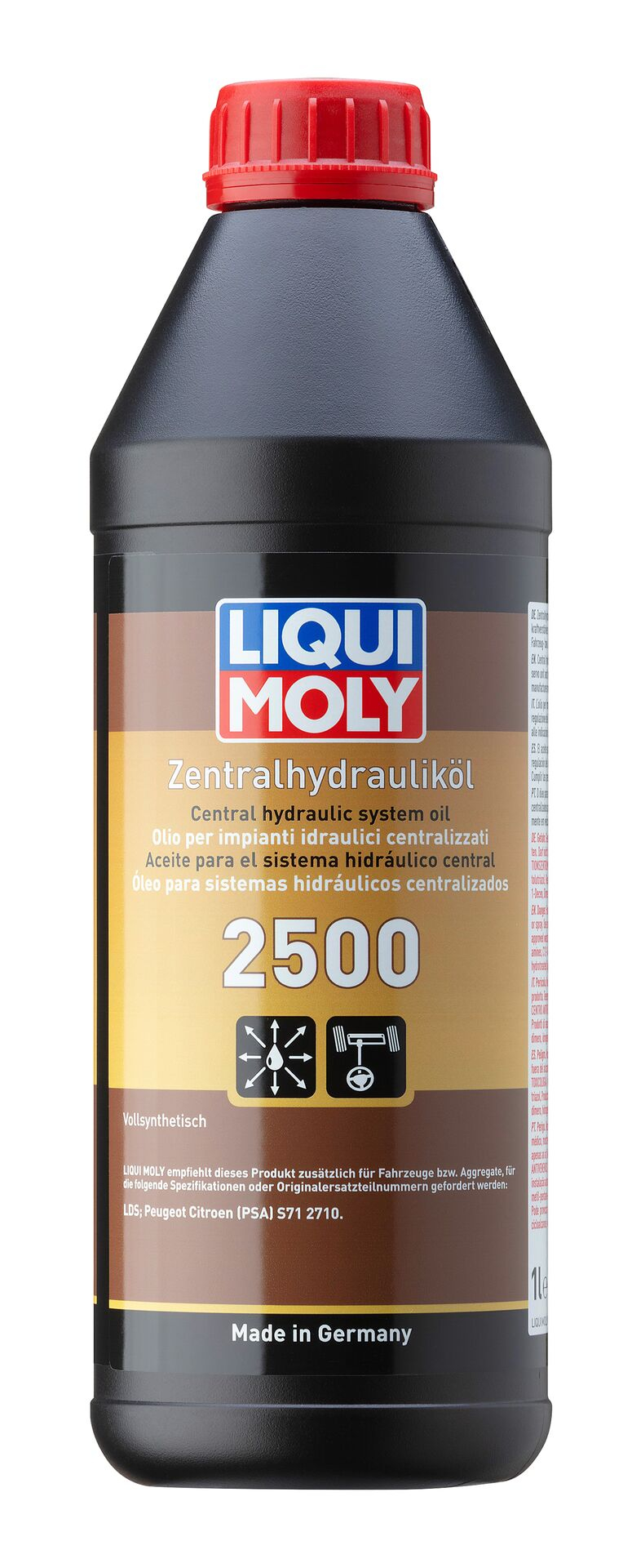 Масло гідравлічне синтетичне Liqui Moly Zentralhydraulik-Oil 2500 (гур), 1л (3667)